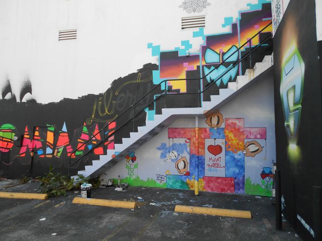 Climb the stairs.
